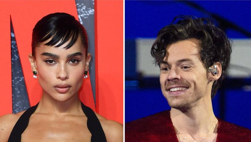 Zoë Kravitz und Harry Styles sollen in London geknutscht haben.