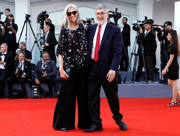 John Landis und seine Frau Deborah Nadoolman