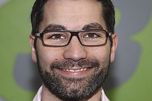 Moderator Marcus Fahn.