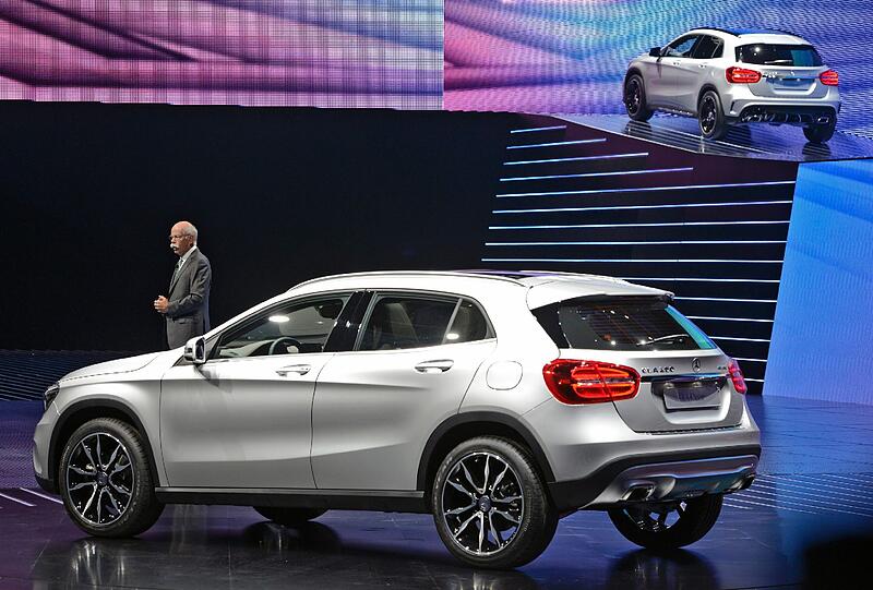 Rollt im nächsten Frühjahr an: Das Kompakt-SUV Mercedes GLA.