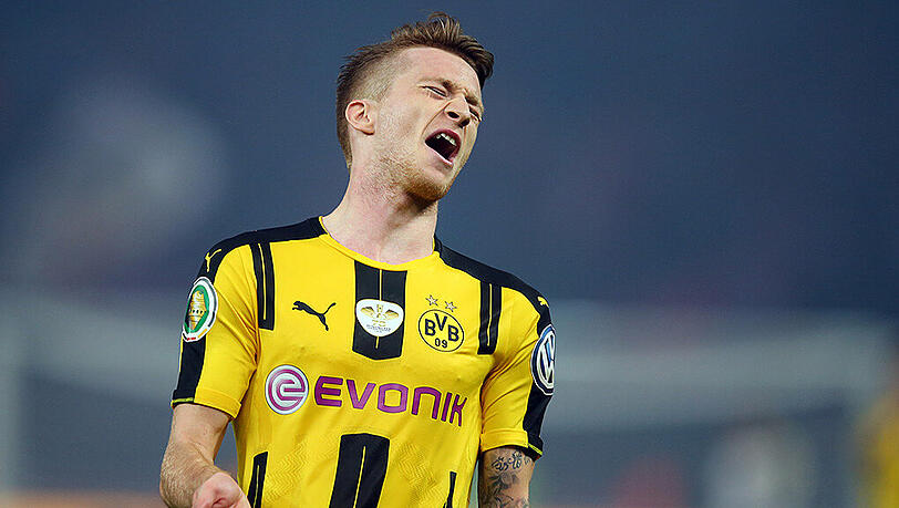 Neuer Rückschlag für Dortmunds Nationalspieler Marco Reus. Neuer Rückschlag für Dortmunds Nationalspieler Marco Reus.