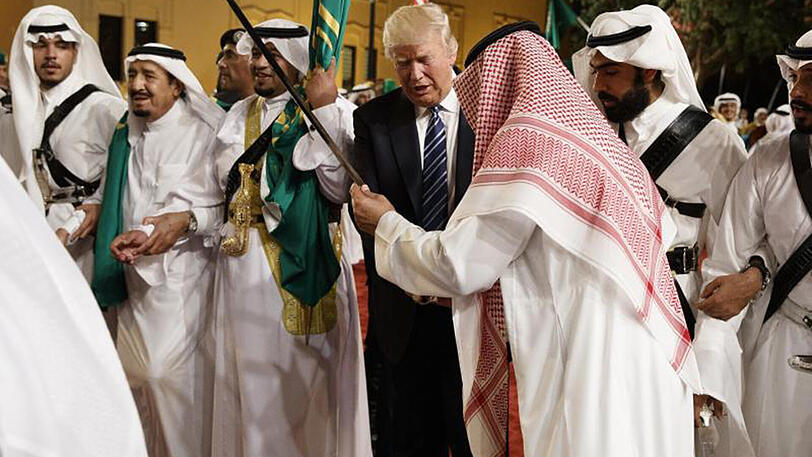 US-Präsident Donald Trump bei seinem Besuch in Saudi-Arabien.
