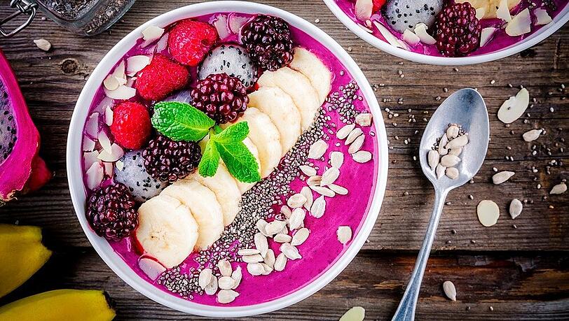 Die farbigen Bowls gibt es in den verschiedensten Varianten Die farbigen Bowls gibt es in den verschiedensten Varianten