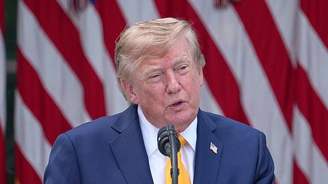 Trump hat eine neue Idee für eine Umbenennung (Archivbild). Trump hat eine neue Idee für eine Umbenennung (Archivbild).