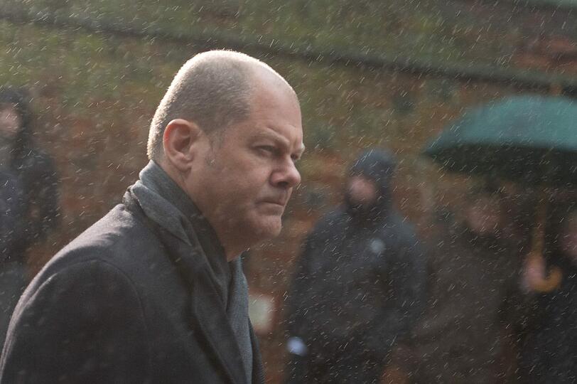 ... Hamburgs erster Buergermeister Olaf Scholz (SPD) ...
