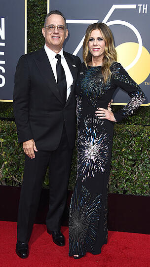 Top: Rita Wilson, die Ehefrau von Tom Hanks, entzündet ein regelrechtes Feuerwerk.