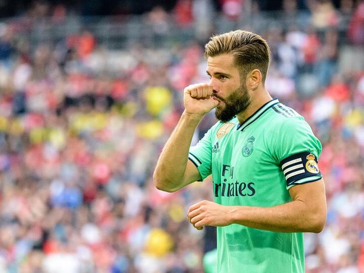 Nacho von Madrid jubelt über seinen Treffer zum 4:3. Foto: Matthias Balk