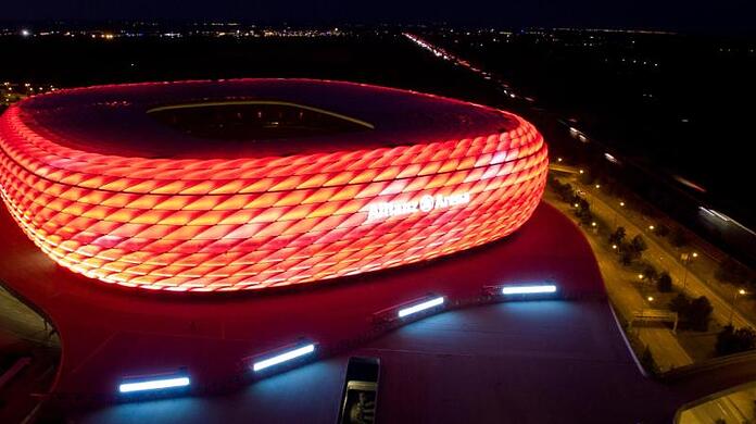 Die Demonstranten fuhren von der Allianz-Arena bis zur Theresienwiese.