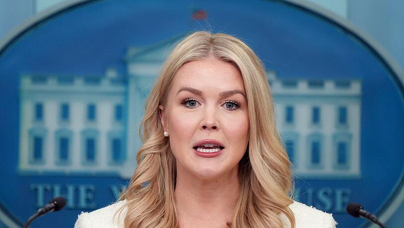 Die Sprecherin des Weißen Hauses, Karoline Leavitt, äußert sich zu Kontakten der US-Regierung mit der Hamas (Archivbild).