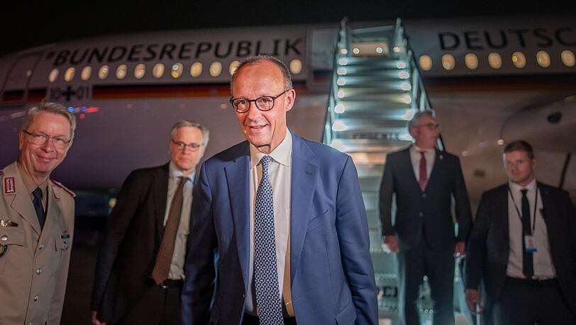 Zu Besuch bei Trump: Kanzler Merz in Washington.