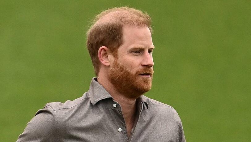 Prinz Harry bei einem Auftritt w&auml;hrend seiner Australien-Reise.