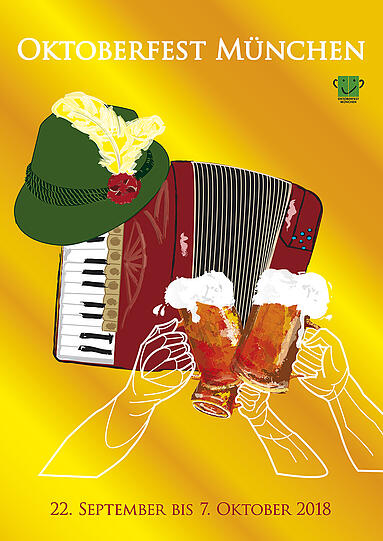 Oktoberfest-Plakat-Entwurf.