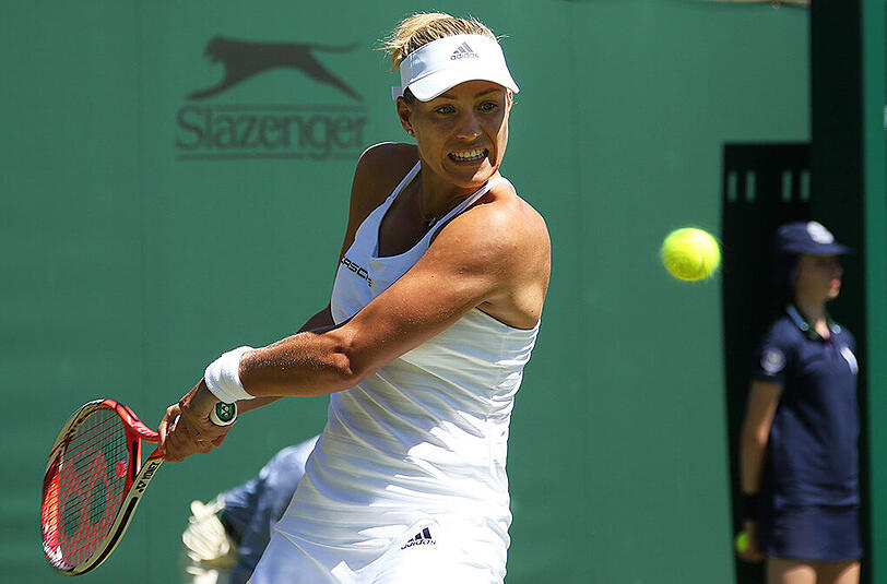 Angelique Kerber gewann ihr Erstrundenspiel in Wimbledon mit 6:0, 6:0.