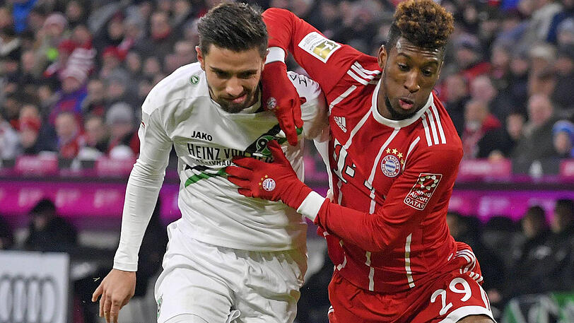 KINGSLEY COMAN - NOTE 2. Spielte mit viel Selbstvertrauen und hatte einige gelungene Aktionen. Schöne Einzelaktion und Vorlage auf Rafinha (22.). Verpasste beim Konter das Abspiel auf Lewandowski (53.). Super Annahme und Abschluss unter die Latte beim 2:1. Holte den Bayern-Elfer raus.