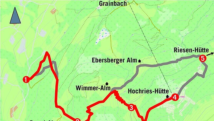 Auf die Hochries-Hütte. Auf die Hochries-Hütte.