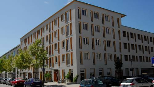 Ein Gebäude der Gewofag in der Messestadt Riem Ein Gebäude der Gewofag in der Messestadt Riem