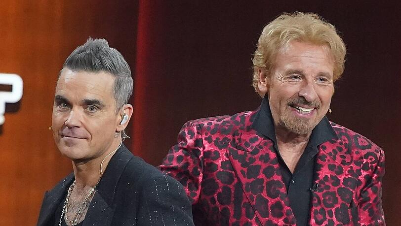 Robbie Williams und Thomas Gottschalk kennen sich bereits seit einigen Jahren.