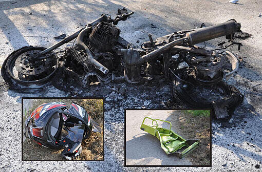 Bei einem Frontalzusammenstoß mit einem Mähdrescher ist am Donnerstag ein Motorradfahrer auf einer Staatstraße bei Polling in Oberbayern ums Leben gekommen.