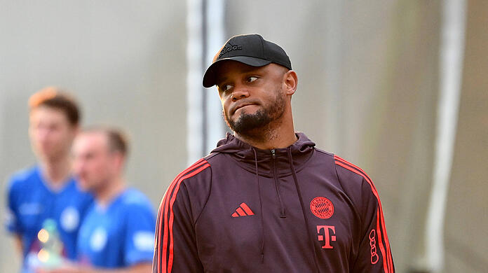 Trainer des FC Bayern: Vincent Kompany.