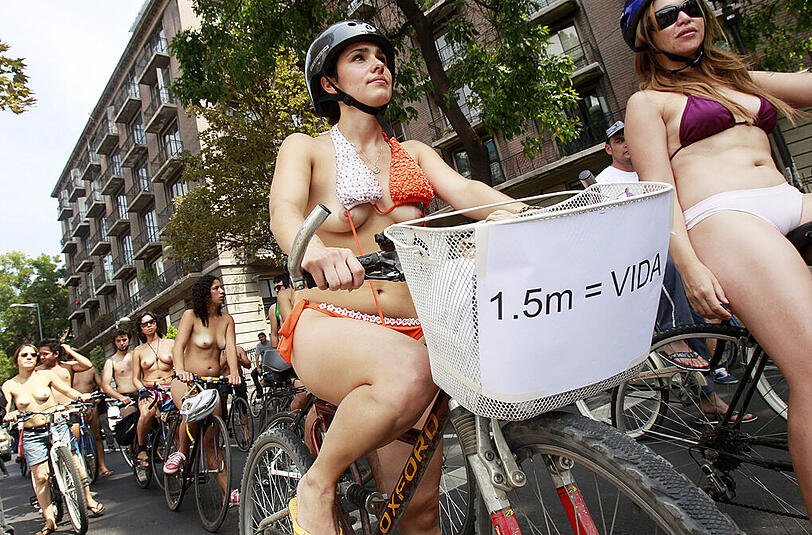 World Naked Bike Ride: Die besten Bilder der vergangenen Jahre.