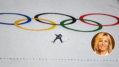 Der Olympische Geist fliegt bis ins Wohnzimmer unserer AZ-Kolumnistin Martina Ertl-Renz.