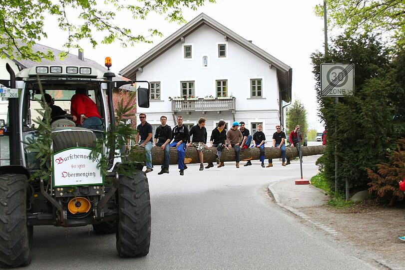 Auch die enge Kurve meistert der Traktorfahrer souverän.