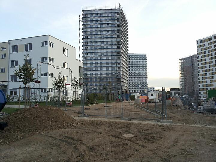 Der "Sternenhimmel" ist nicht der einzige Wohnturm auf der "Südseite".