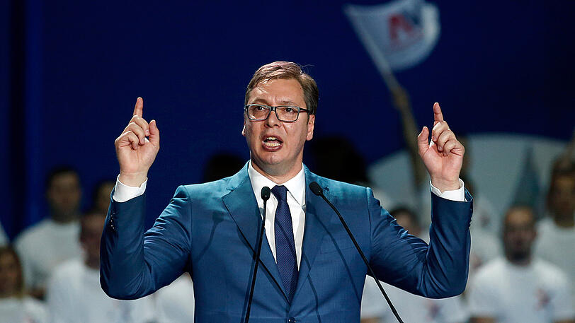 Klarer Sieger in Serbien: Der alte Premierminister und neue Präsident Aleksandar Vucic.