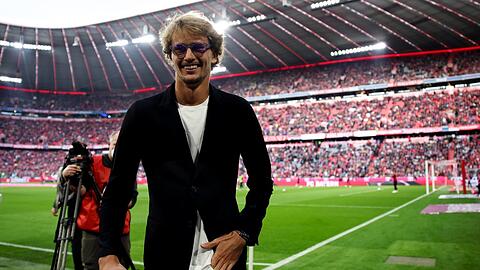 Erst bei den Bayern in der Arena, dann am Aumeister: Zverev.