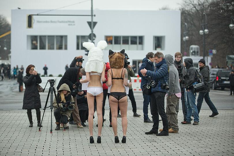 Protest gehört zur Fashion Week wie Pumps und Make Up.