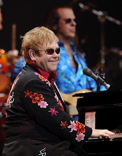 Elton John in der Olympiahalle: Große Gefühle mir Siebzger-Rock und Klavier. Die Bilder
