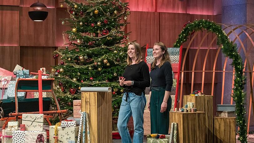 Montagabend auf Vox in "Die Höhle der Löwen" zu sehen: Katharina Lehmkuhl (r.) mit Co-Gründerin Melusine Bliesener (beide 25) präsentieren ihre "Pápydo"-Idee.