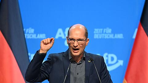 Alle drei Parteivize der AfD sind neue Gesichter. Zu ihnen z&auml;hlt Stefan M&ouml;ller aus Th&uuml;ringen.