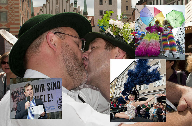 Tausende Schwule und Lesben sorgen am Samstag für gute Stimmung in der Münchner Innestadt. Die AZ zeigt die ausgeflipptesten Bilder vom Christopher Street Day.