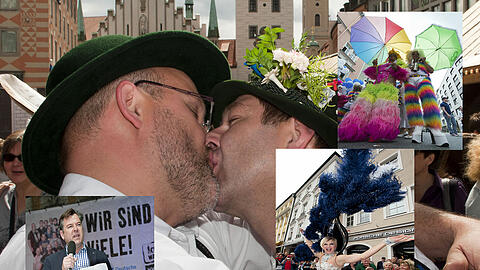Tausende Schwule und Lesben sorgen am Samstag für gute Stimmung in der Münchner Innestadt. Die AZ zeigt die ausgeflipptesten Bilder vom Christopher Street Day.