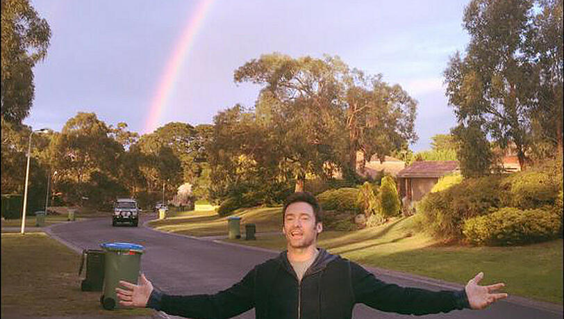 Hugh Jackman freut sich an den einfachen Dingen - zum Beispiel am australischen Wetter Hugh Jackman freut sich an den einfachen Dingen - zum Beispiel am australischen Wetter