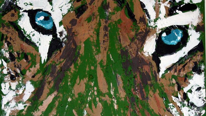 Lebensecht: Der Acryl-Tiger von Betina Fichtl aus der Sonderausstellung des Tierparks Hellabrunn. Lebensecht: Der Acryl-Tiger von Betina Fichtl aus der Sonderausstellung des Tierparks Hellabrunn.