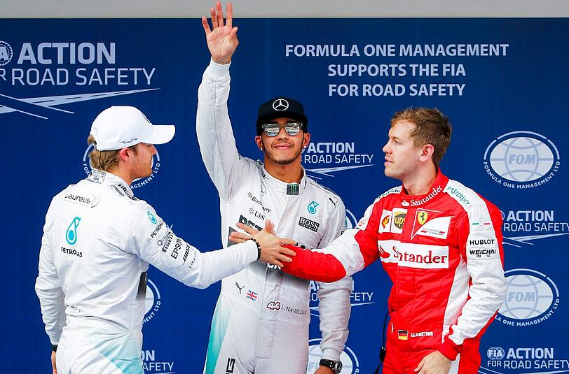 Lewis Hamilton ist in China souverän auf den ersten Platz gefahren