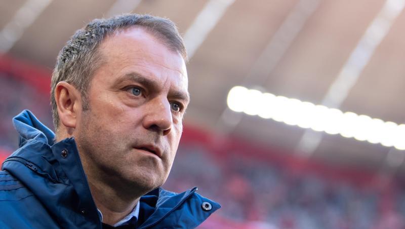 Hansi Flick steht in der Allianz Arena. Foto: Sven Hoppe/dpa/