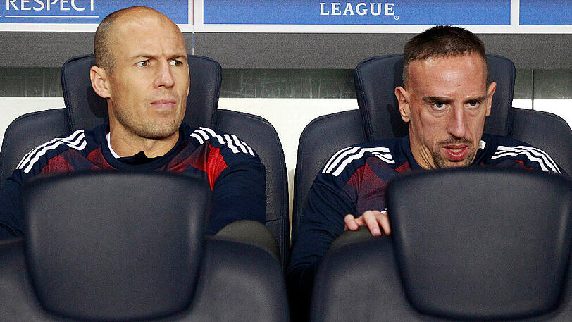 Für Arjen Robben (links) kommt ein Einsatz in Stuttgart zu früh, Franck Ribéry bekommt vermutlich eine Verschnaufpause.