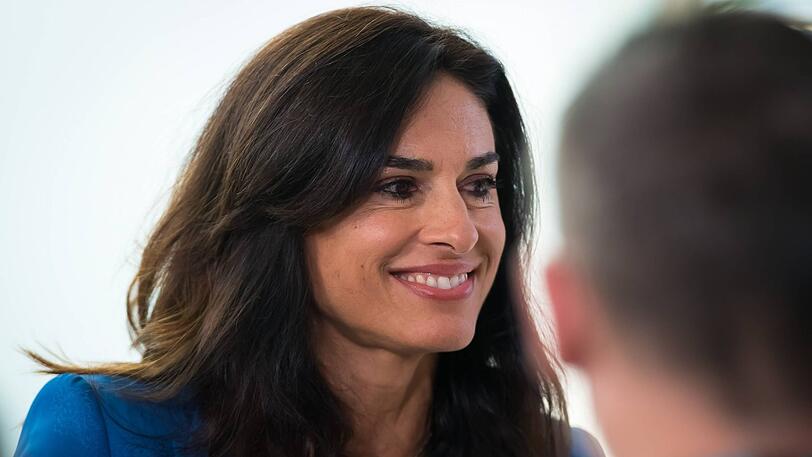 Gabriela Sabatini 2019 bei einem Auftritt in Paris.