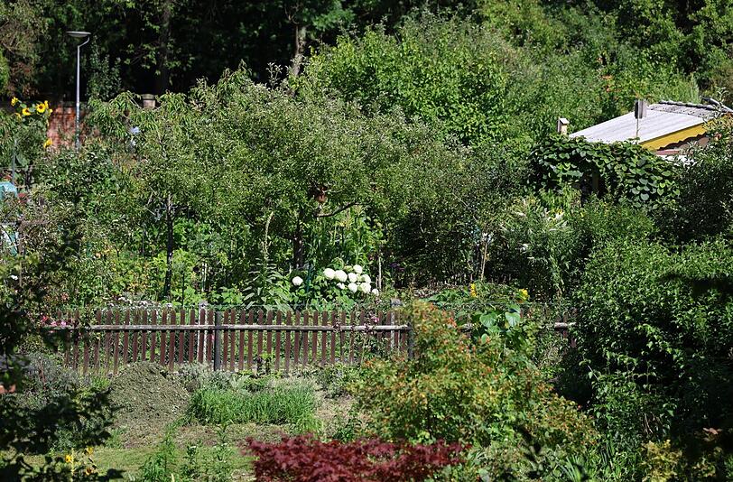 Grenzt direkt an: der Schrebergarten Süd-West 25 Neuhofer Berg e.V.