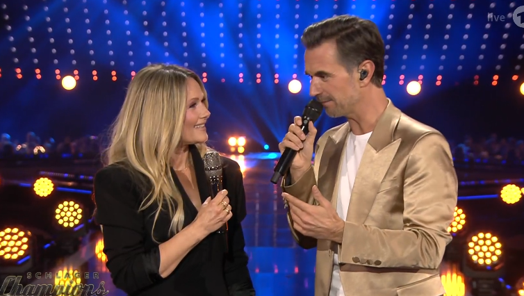 Helene Fischer und Florian Silbereisen bei den "Schlagerchampions" 2026. Helene Fischer und Florian Silbereisen bei den "Schlagerchampions" 2026.