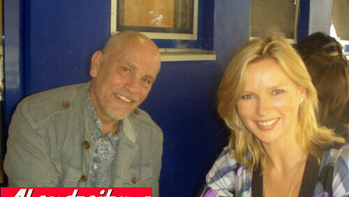 John Malkovich und Veronica Ferres auf dem Viktualienmarkt John Malkovich und Veronica Ferres auf dem Viktualienmarkt