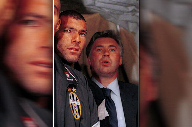 Gemeint ist Zinedine Zidane, mit dem Ancelotti zwei Jahre lang (1999-2001) bei Juventus Turin zusammenarbeitete.