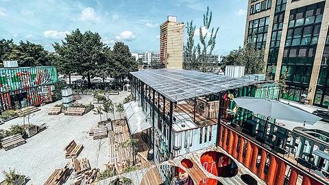 Das neue Transit im Werksviertel-Mitte.