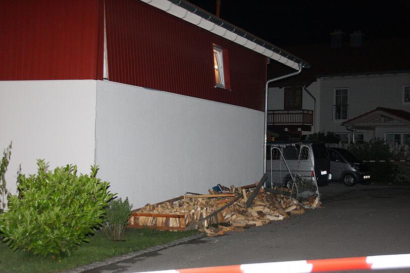 In diesem Haus kam es zu einer Explosion.