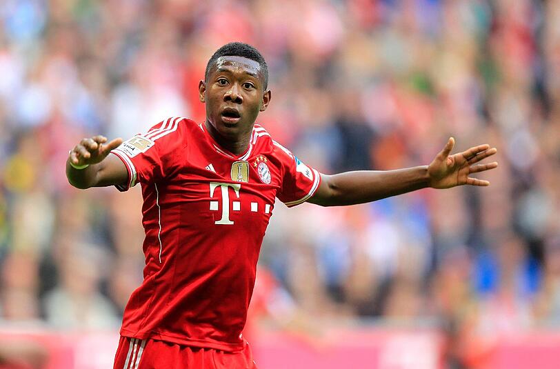 DAVID ALABA NOTE 4
Der Linksverteidiger hat die meisten Einsatzminuten aller Bayern-Feldspieler. Mehr Mittelfeldspieler, denn links draußen. Anfangs stark, dann baute er ab.