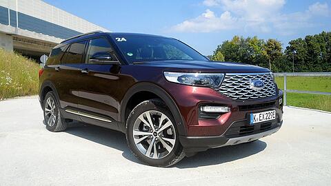 Der neue Ford Explorer ist 5,05 Meter lang, 2,28 Meter breit und 1,78 Meter hoch.
