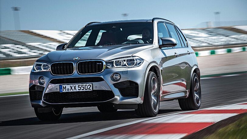 Gut in Form - außen wie innen: Der neue BMW X5 M mit 575 PS. Gut in Form - außen wie innen: Der neue BMW X5 M mit 575 PS.